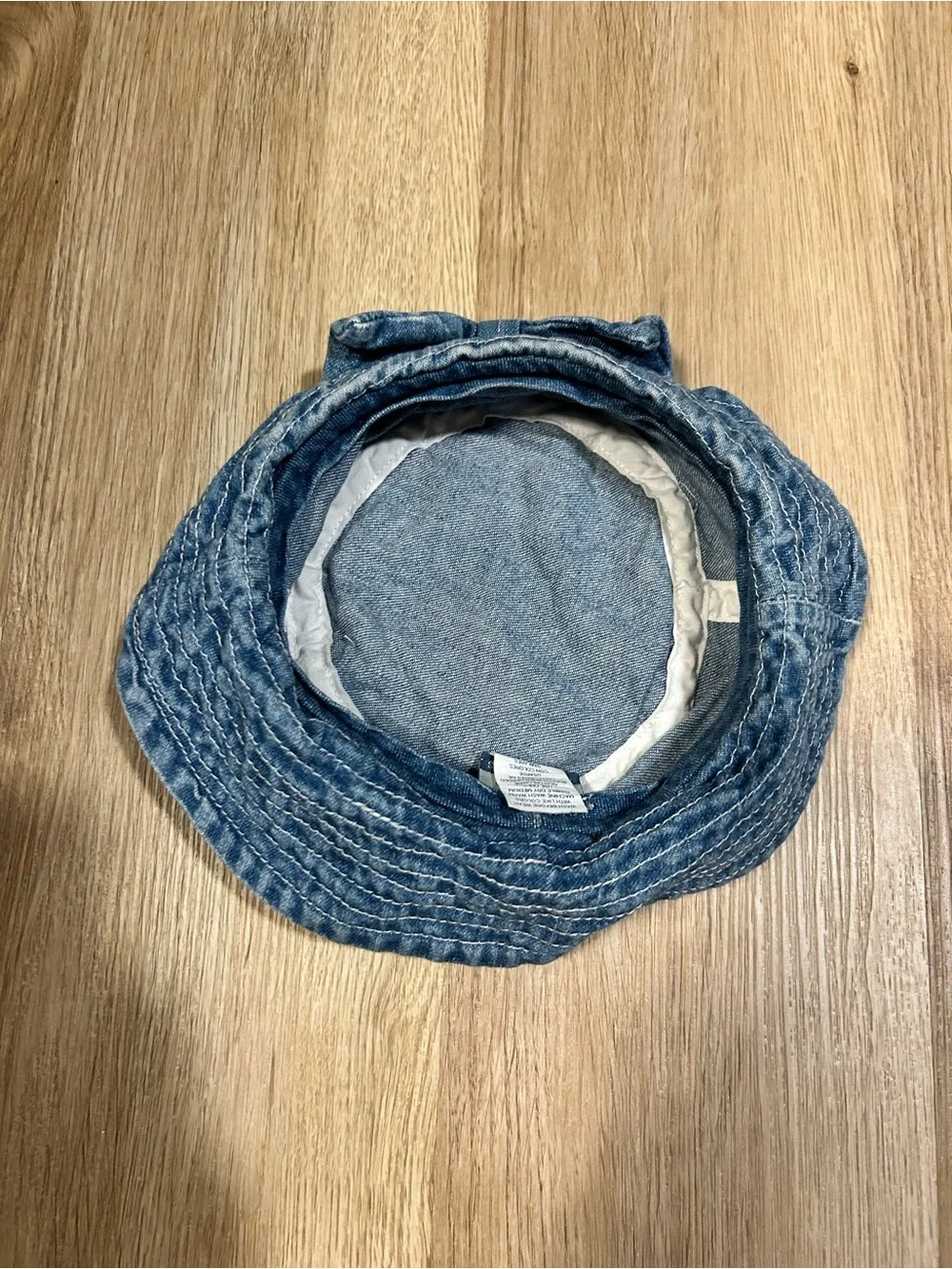 Carter's Denim Blue Bow Hat